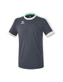 Erima Sport-Tshirt Trikot Retro Star (100% Polyester) grau/weiss Herren